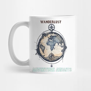 Wanderlust Adventure Awaits Mug